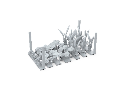 Water Lilies & Cattails (3d-printed / 24 Pcs) - image 3