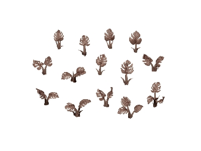 Monstera (3d-printed / 14 Pcs) - image 2