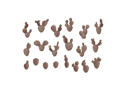 Nopal Cactus (3d-printed / 20 Pcs) - image 2