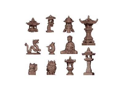 Japanese Scenery (3d-printed / 11 Pcs) - image 2