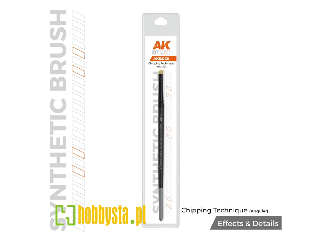 Ak Synthetic Brush - Chipping Technique (Angular) - image 1