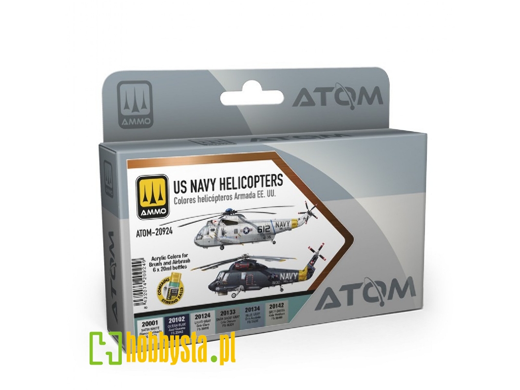 Atom-20924 Us Navy Helicopters Set - image 1