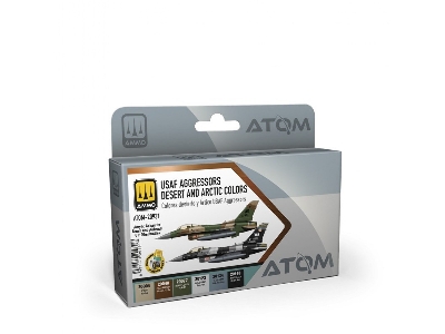 Atom-20931 Usaf Aggressors Desert And Artic Colors Set - image 1