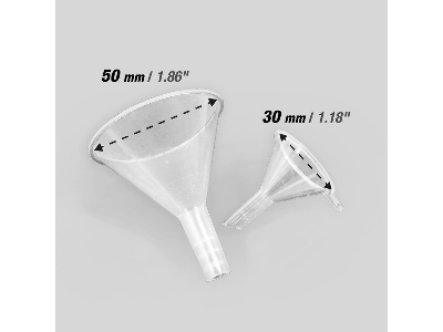 Plastic Funnels: 30 Mm And 50 Mm - image 1