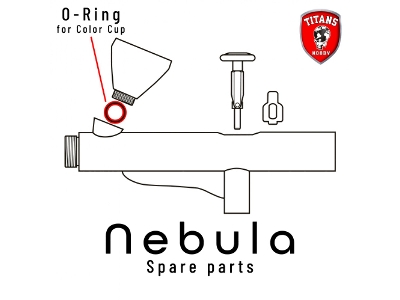 O-ring For Color Cup For Nebula Airbrush (Part 6) - image 1