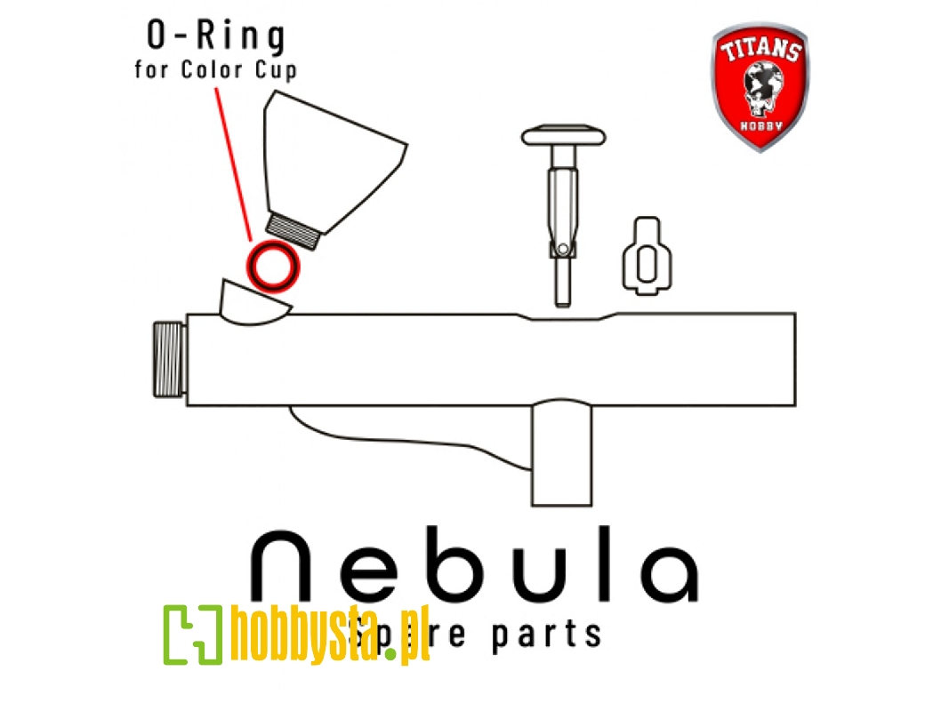 O-ring For Color Cup For Nebula Airbrush (Part 6) - image 1