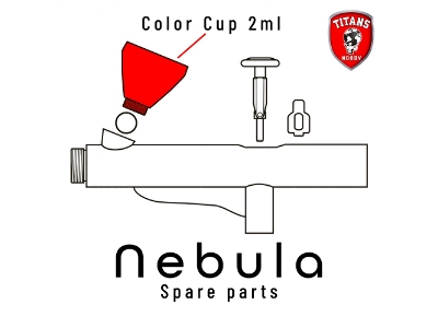 Color Cup 2 Ml For Nebula Airbrush (Part 7) - image 1