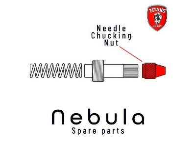 Needle Chucking Nut For Nebula Airbrush (Part 16) - image 1