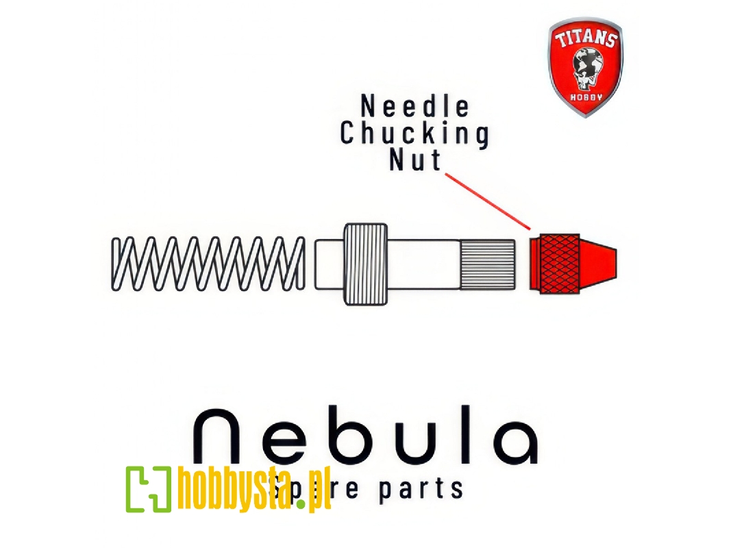 Needle Chucking Nut For Nebula Airbrush (Part 16) - image 1