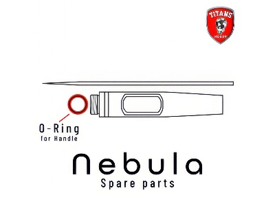 O-ring For Handle For Nebula Airbrush (Part 18) - image 1