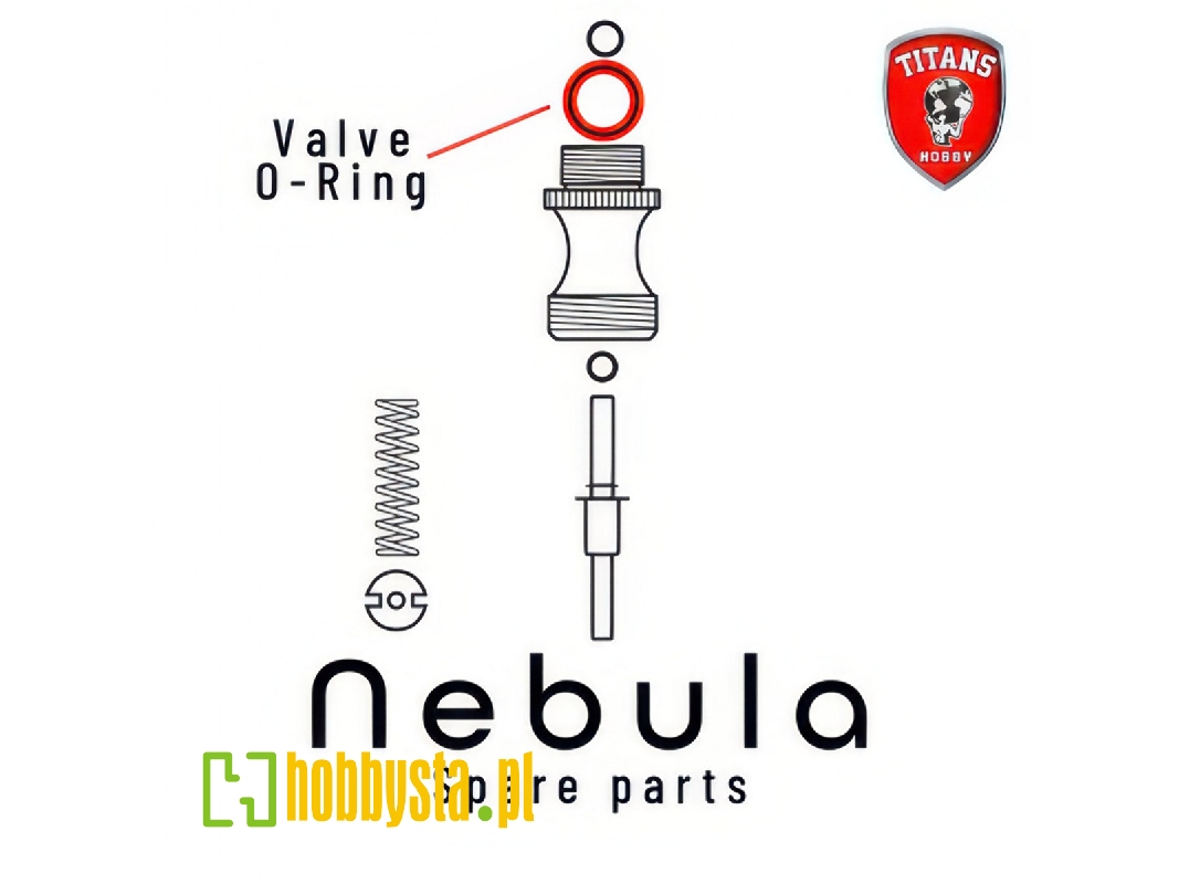 Valve O-ring For Nebula Airbrush (Part 23) - image 1