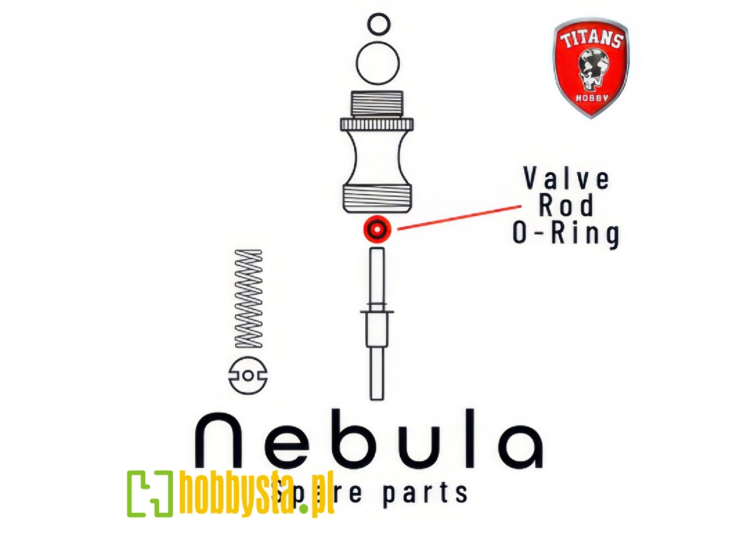 Valve Rod O-ring For Nebula Airbrush (Part 25) - image 1