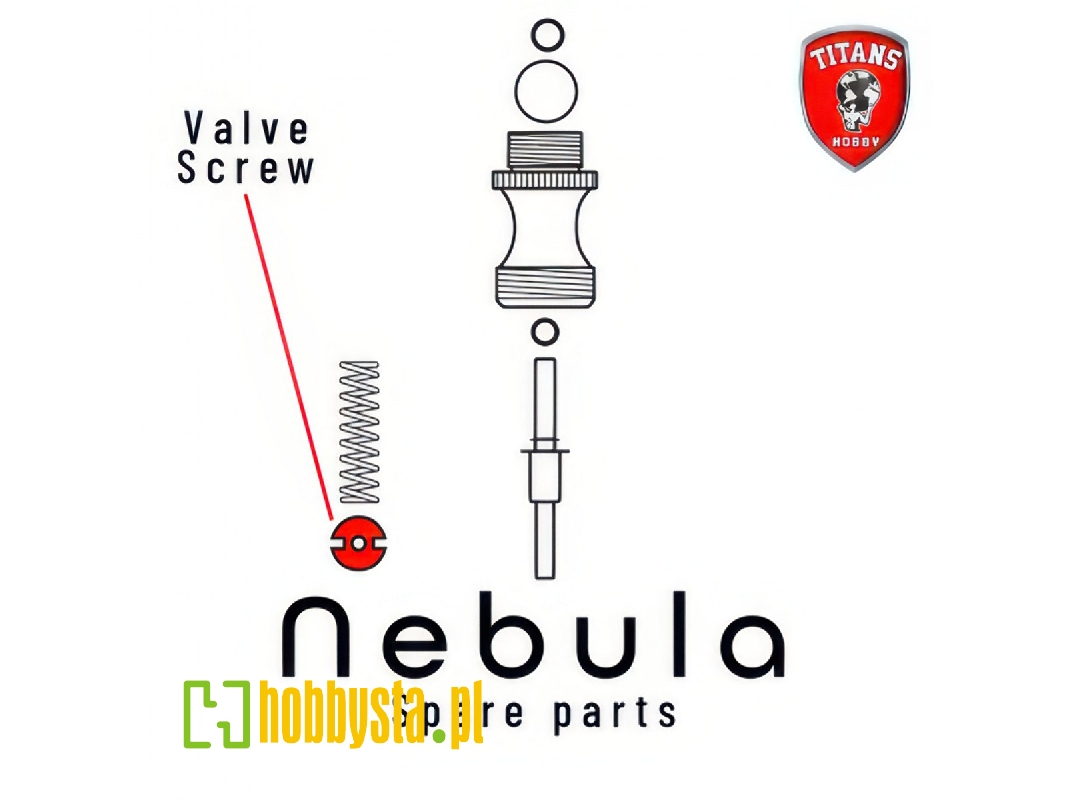 Valve Screw For Nebula Airbrush (Part 28) - image 1
