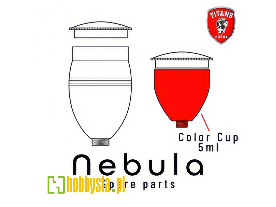 Color Cup 5ml For Nebula Airbrush (Part 29) - image 1