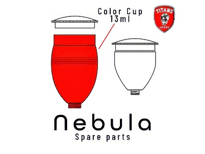 Color Cup 13 Ml For Nebula Airbrush (Part 31) - image 1