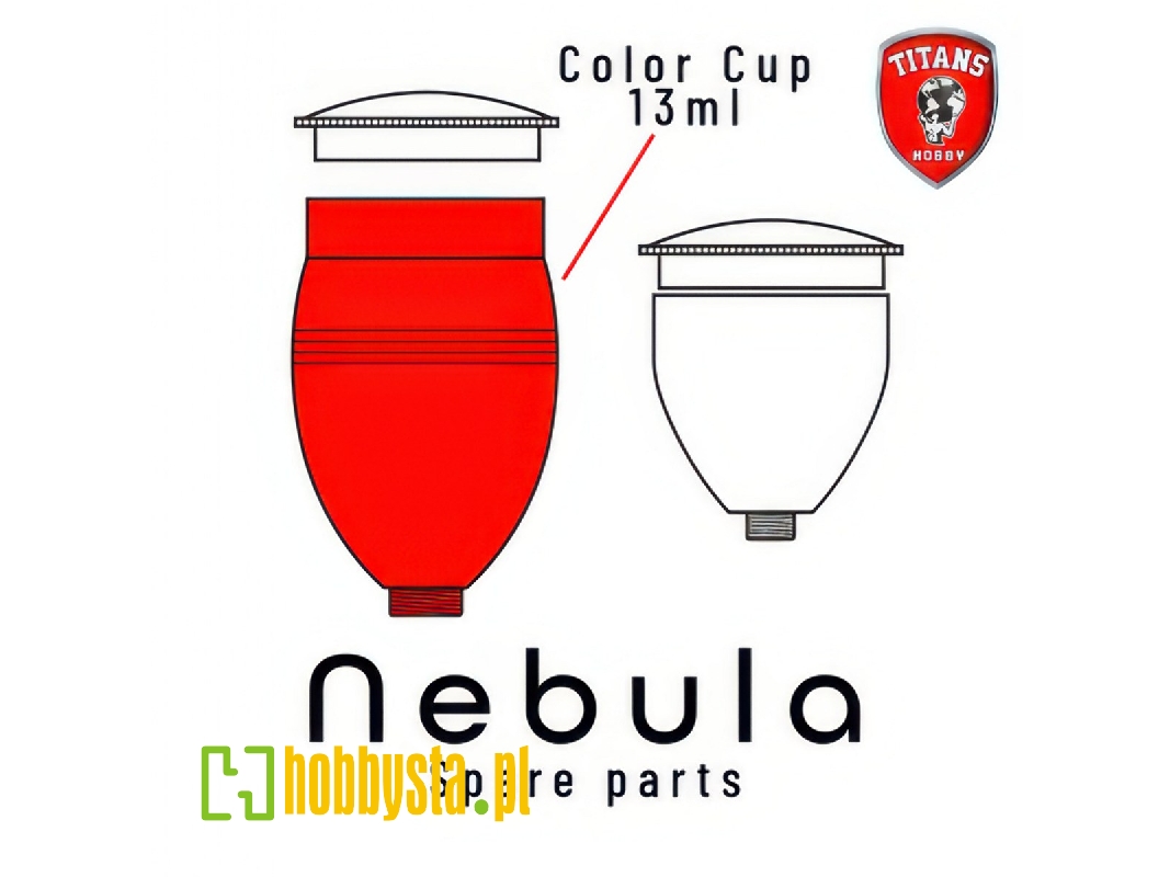 Color Cup 13 Ml For Nebula Airbrush (Part 31) - image 1