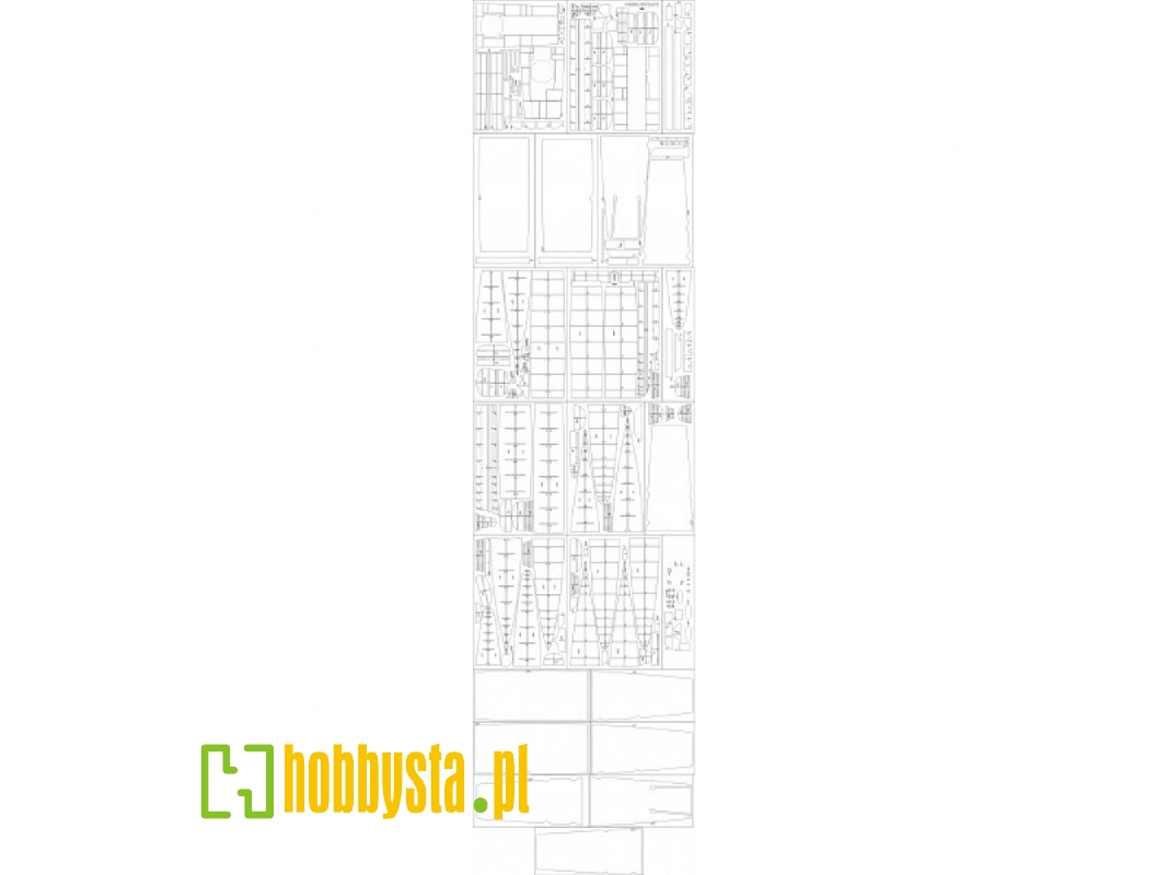 Weser Aircraft Carrier - Laser Cut Frames - image 1