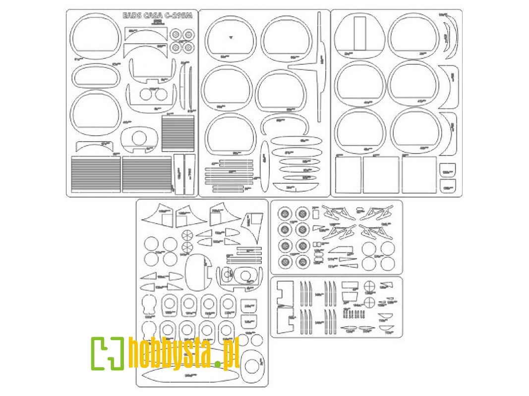 Casa C-295m - Laser Cut Frames - image 1