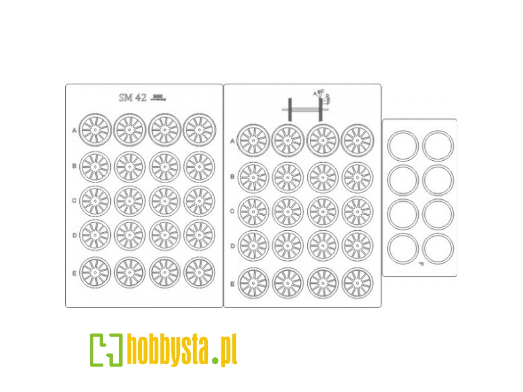 Sm 42 Locomotive - Wheels - image 1