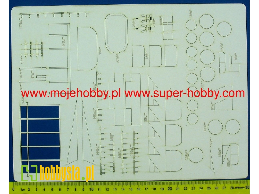 Uss Yorktown (Cv-10) - Laser Cut Frames - image 1