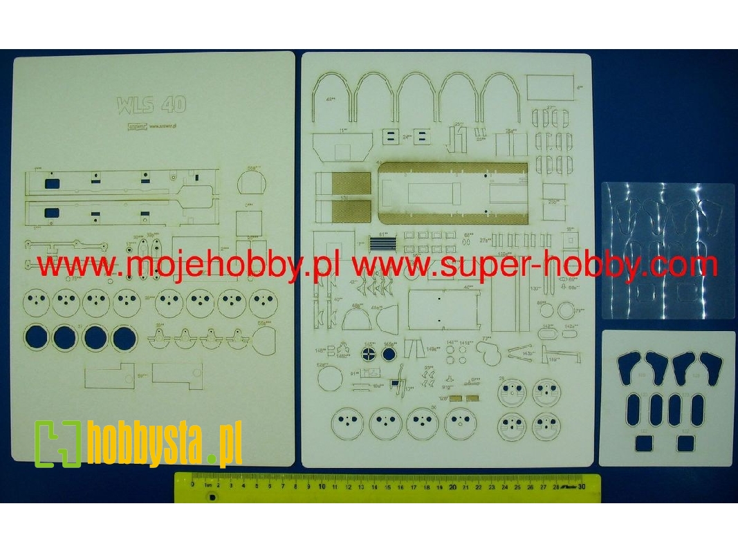 Wls 40 - Laser Cut Frames, Details, Wheels - image 1