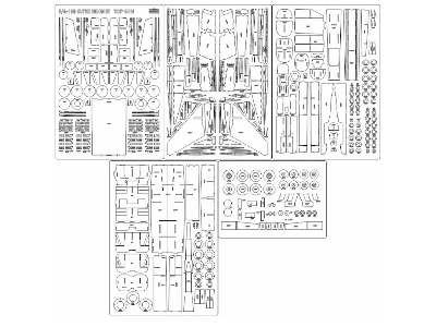 F/A-18e Super Hornet Top Gun - Laser Cut Frames - image 1