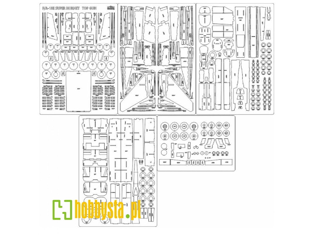 F/A-18e Super Hornet Top Gun - Laser Cut Frames - image 1