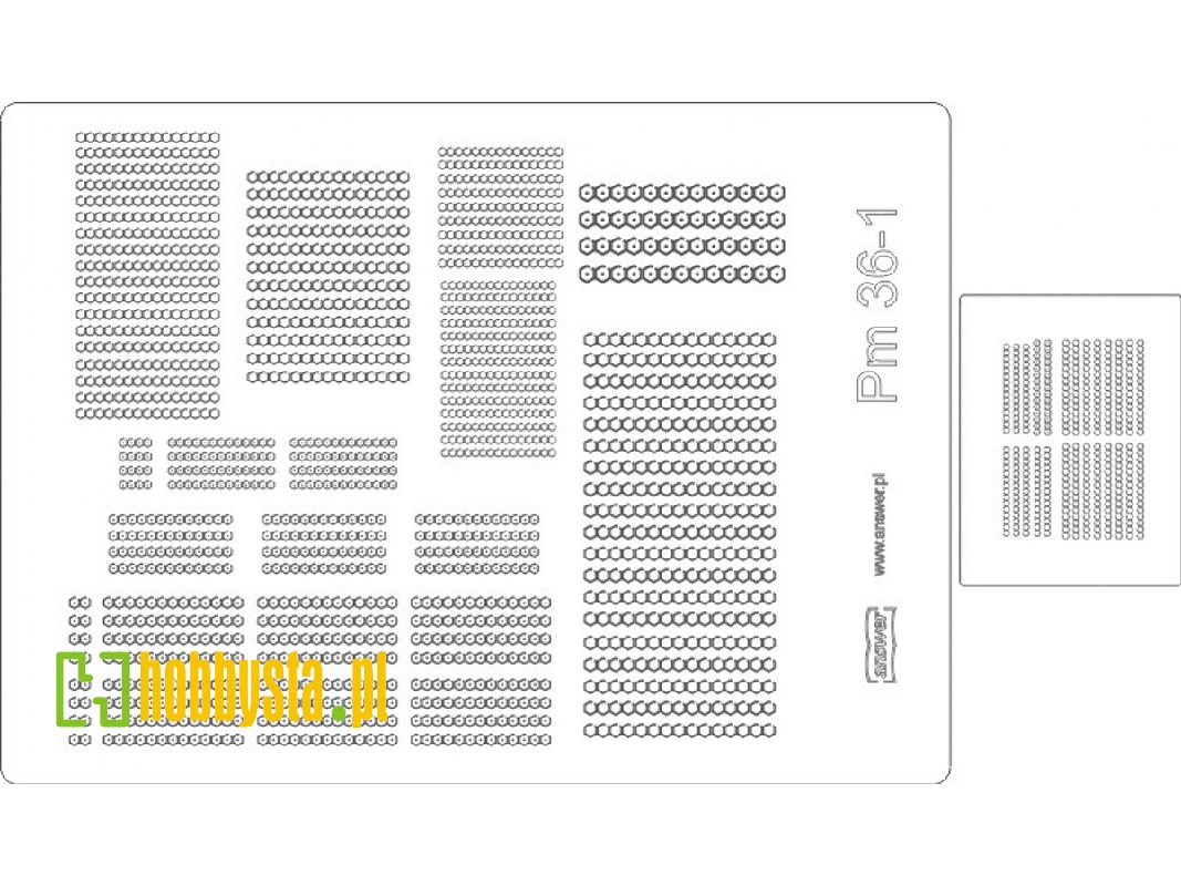 Pm36-2 Piękna Helena - Set Of Bolts And Nuts - image 1