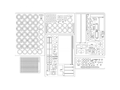 Tatra 111 - Laser Cut Frames, Details - image 1