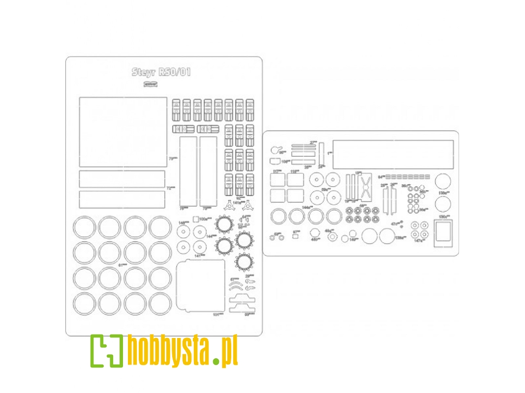 Steyr Rso/01 - Laser Cut Frames - image 1
