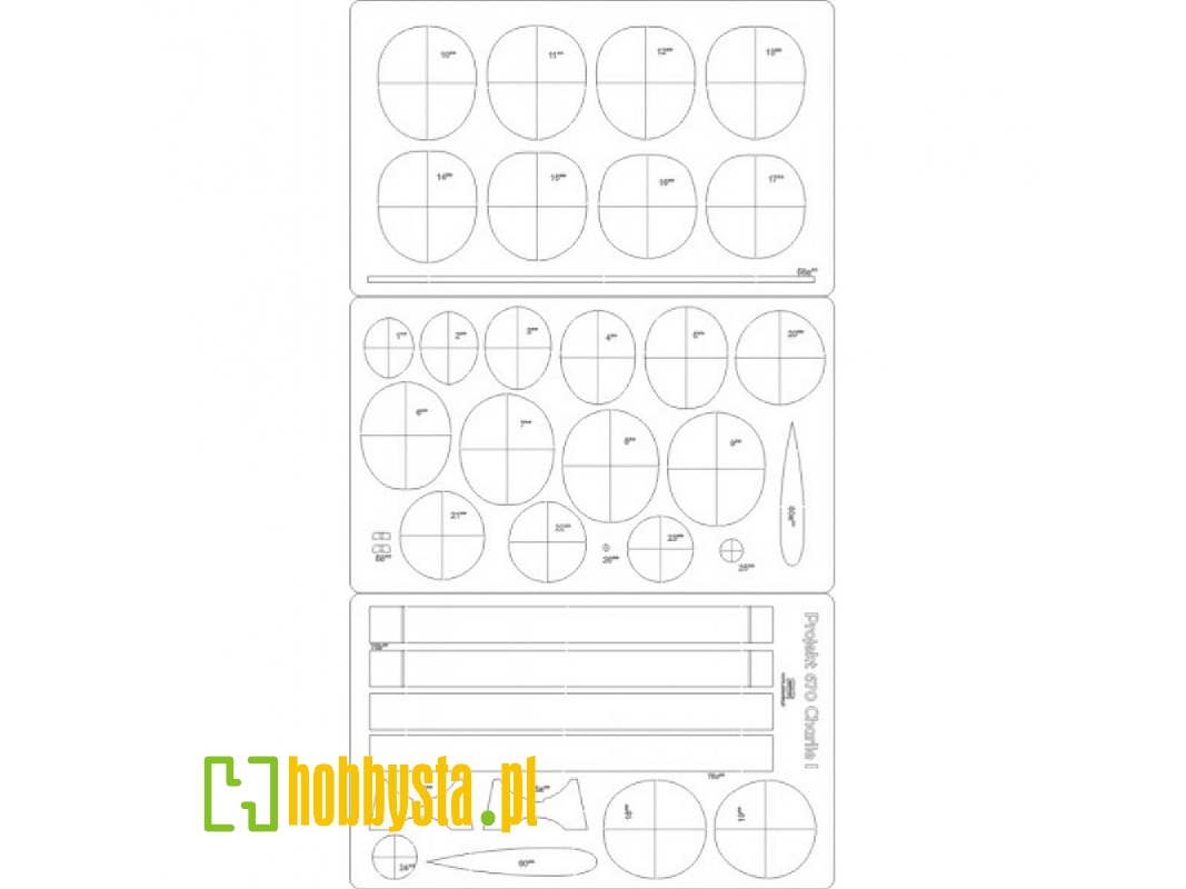 Projekt 670 Skat/Charlie I - Laser Cut Frames - image 1