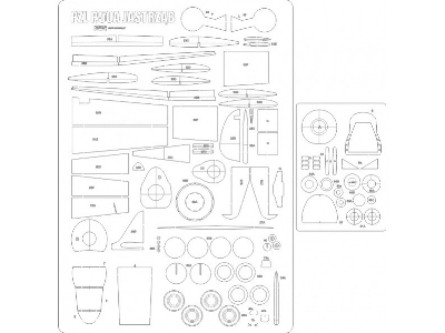 Pzl P.50a Jastrząb - Laser Cut Frames - image 1