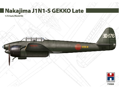 Nakajima J1n1-s Gekko (Late) - image 1