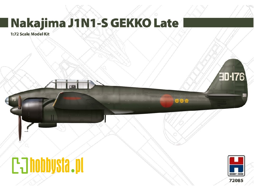 Nakajima J1n1-s Gekko (Late) - image 1