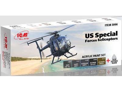 Acrylic Paint Set For Us Special Forces Helicopters - image 1