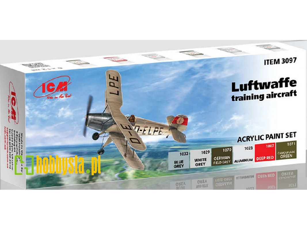 Acrylic Paint Set For Luftwaffe Training Aircraft - image 1
