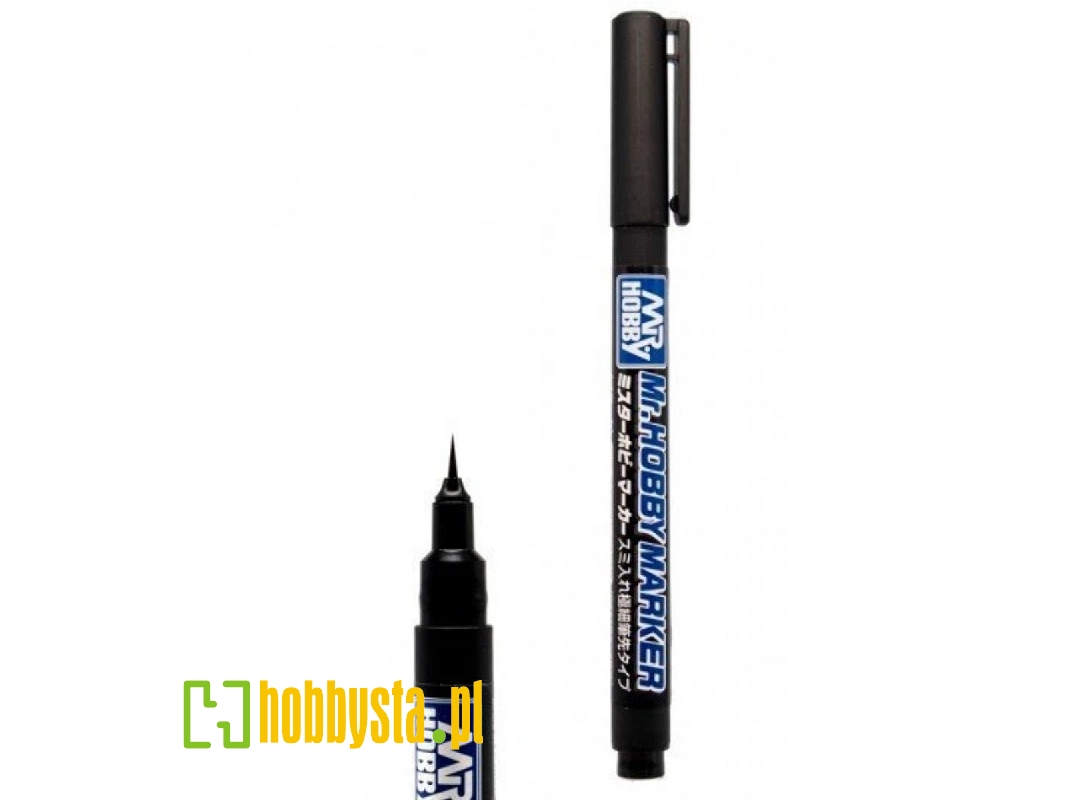 Cm-101 Mr. Hobby Marker Super Fine Tip Brush Pen Black - image 1