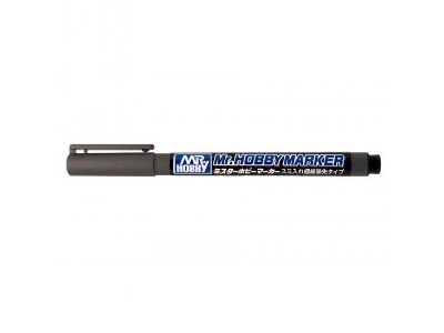 Cm-102 Mr. Hobby Marker Super Fine Tip Brush Pen Grey - image 1