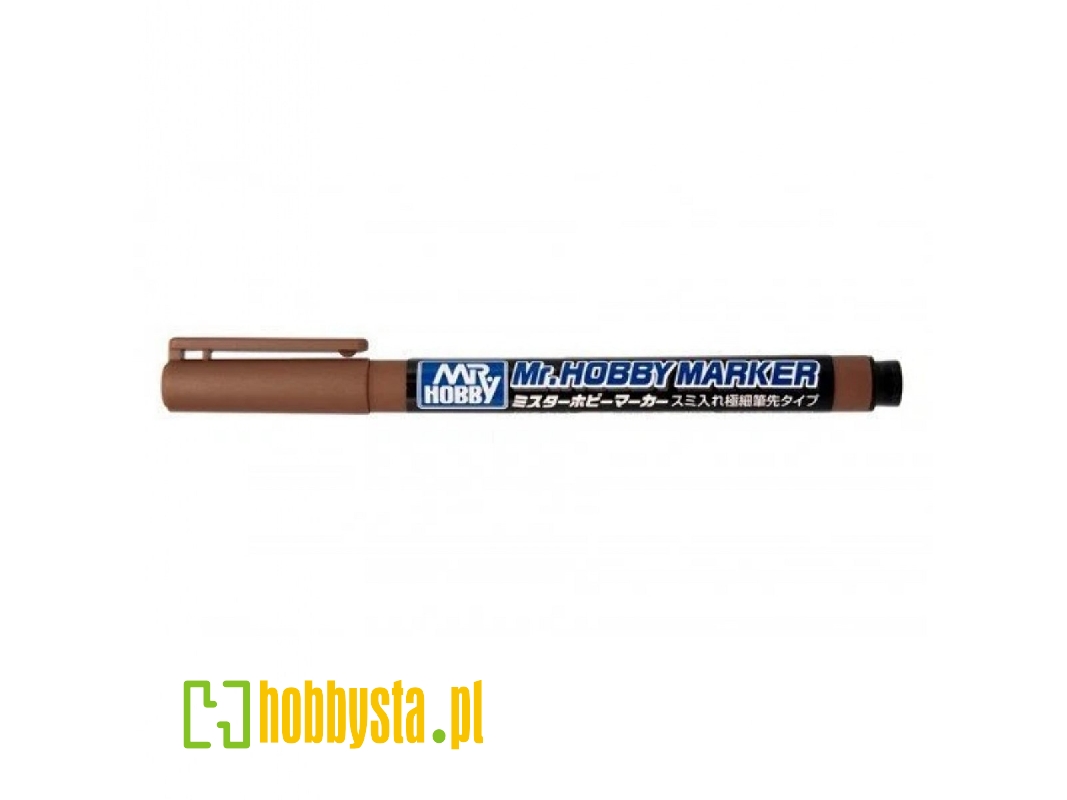 Cm-103 Mr. Hobby Marker Super Fine Tip Brush Pen Brown - image 1