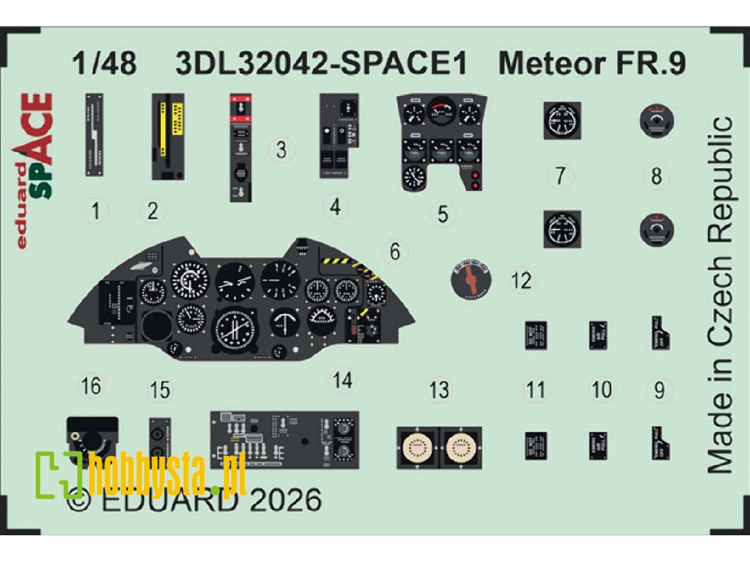 Gloster Meteor Fr.9 - Space Set (For Revell Kits) - image 1
