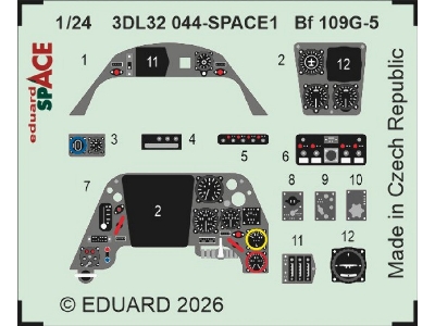 Messerschmitt Bf-109 G-5 - Space Set (For Airfix Kits) - image 1