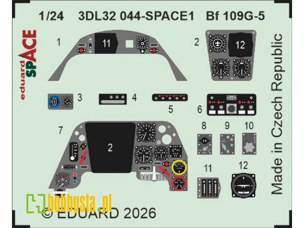 Messerschmitt Bf-109 G-5 - Space Set (For Airfix Kits) - image 1
