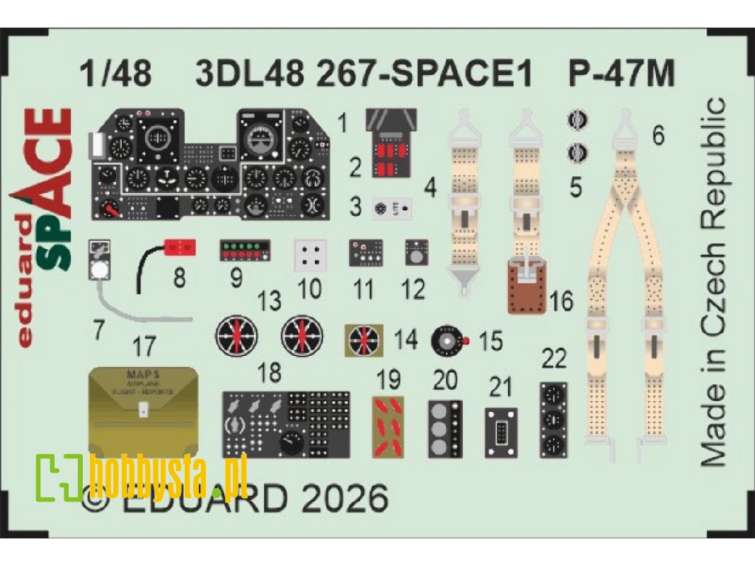 Republic P-47 M Thunderbolt - Space Set (For Miniaart Kits) - image 1