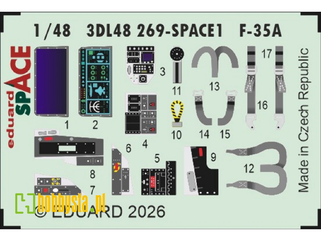 Lockheed Martin F-35 A Lightning Ii - Space Set (For Italeri Kits) - image 1