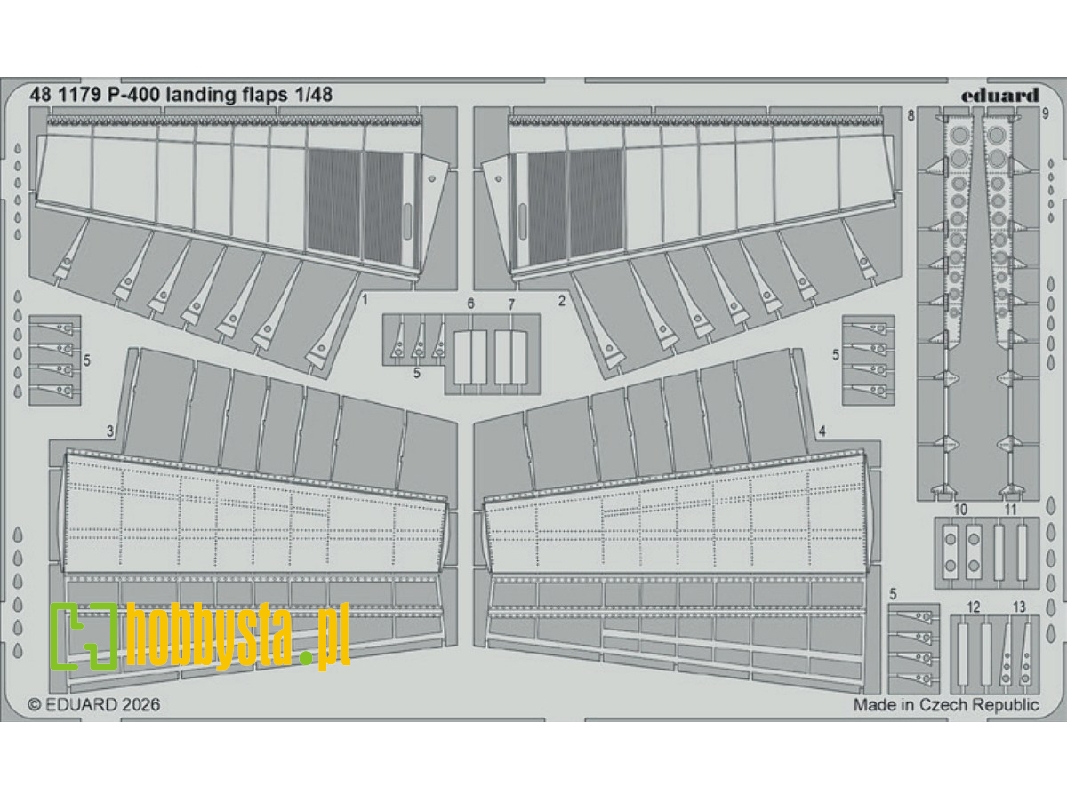 Bell P-400 Airacobra - Landing Flaps (For Arma Hobby Kits) - image 1