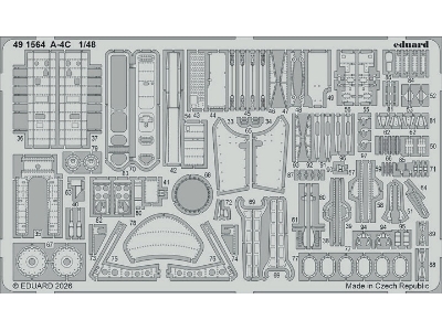 Douglas A-4 C Skyhawk - Pe Set (For Hobby Boss Kits) - image 1