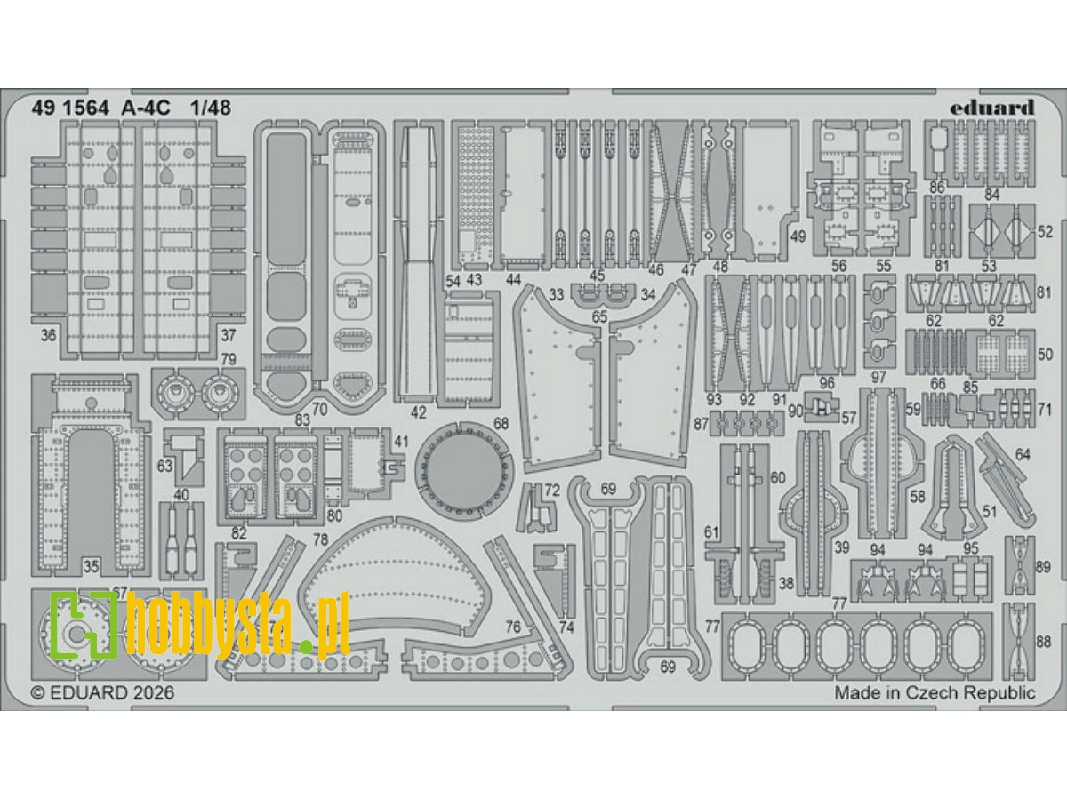 Douglas A-4 C Skyhawk - Pe Set (For Hobby Boss Kits) - image 1