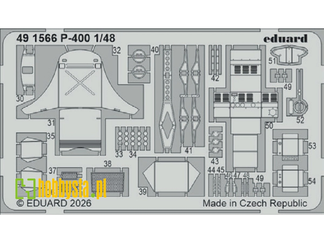 Bell P-400 Airacobra - Pe Set (For Arma Hobby Kits) - image 1