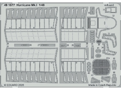 Hawker Hurricane Mk.I - Pe Set (For Arma Hobby Kits) - image 1
