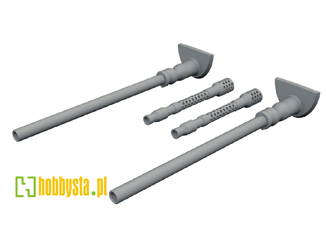 Messerschmitt Bf-109 G-5 / G-6 - Gun Barrels (3d-printed / For Airfix Kits) - image 1